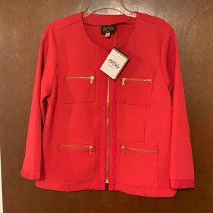 Bob Mackie Wearable Art jacket/Blazer size M New with tags